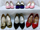 6 Pair Womens Vtg 1950 s 60 s Shoes Heels Pumps Kitten-ettes Dream Step Johansen
