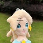 25cm New Super Bros Plush Princess Rosalina Stuffed Toy Cartoon Soft Doll