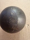Antique Cast Iron  2  Cannon Ball 1 Lb 3oz