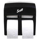Scott 44518 Pro High-capacity Toilet Paper Dispenser 4 Roll  44518   Black 