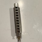 M  Hohner The Chromonica Chromatic Harmonica Key Of C Silver Metal 5 1 2 In