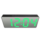 Led Digital Alarm Clock Snooze Calendar Thermometer Hygrometer Weather Display