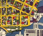 1927 Pictorial Map Northwestern University Evanston Illinois College Wall Poster