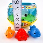 Fisher Price Ocean Wonders Musical Fish Bowl  Learning Aquarium 2 Fish   Crab