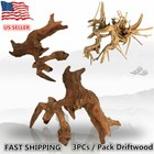 Natural Aquarium Driftwood Assorted Branches Reptile Ornament Fish Tank Decor
