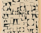 Luxury Hand Tufted Wool Rug  Black   Beige Abstract Geometric Design Carpet Rug