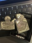 Zippo Harley-davidson Lighter 2017 B 17 V2 Engine Raised Emblem W  Box 29266