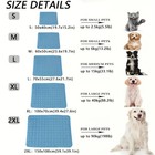 Dog Cooling Mat Pet Cooling Bed Summer Ice Pad Blanket For Dogs   Cats 1pc