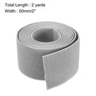 Twill Elastic Band Double-side 2  Flat 2 Yard Flat Elastic Cord Light Grey