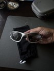 Oakley Muzm Straight Jacket 99     Silver Grey Flames