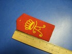 Wwi German Army Shoulder Board Red With Yellow Cypher