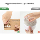 Bamboo Cotton Swabs With Wooden Sticks  400 Count Bamboo Cotton Buds For Ears