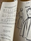 Vintage Sewing Pattern 50 s Mail Order Miss Dress Button Interest 10 28 Complete