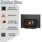 Comfort Glow Wood Burning Fireplace Insert  Heats Up To 1200 Sq Ft  Fits 18  Log
