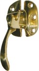 Left Hand Solid Brass Ice Box Latch 3 8  Off Set Antique Vintage Retro Solid Han