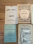 Vintage Lot Of 23 Opera Program Books Metropolitan House Nyc Libretto Music 1918