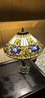 Vintage Meyda Tiffany 124816 Mica Lamp Shade W Lady Statue Tiffany Style Roman