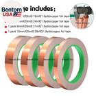 4 Sizes Copper Foil Tape double-sided Conductive Copper Tape With Adhesive For E
