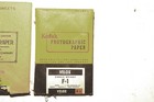 Vintage  Kodak Velox  f-1 3  2 75 X 4 5 And 4 X5 Photo Paper 1950 And 1938