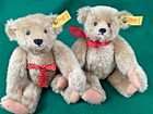 Adorable Vintage Steiff Mohair Teddy Bears     2 Sibling 7  Bears
