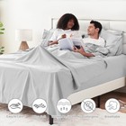 Queen Sheets Set-6 Piece Bedding Sheets   Pillowcases-luxury Hotel Bed Set Fo   