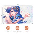  001 Custom Anime The Lana With Popplio Collectible Card Game Playmat For Ptcg