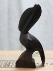 Vintage Mini Hand Carved Ironwood Pelican Mexican Folk Art Beautiful