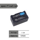 2 X New Topcon Bdc70 Battery For Topcon sokkia Total Station gps srx grx hiper V