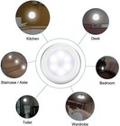 Led Motion Sensor Closet Light Battery Powered Indoor Wall Cabinet Night Light