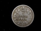 1885 Canada 5  five  Cent Silver Coin   Better Date  