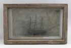 Early Antique Ship Shadowbox
