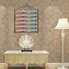 6 Tier Metal Nail Polish Racks Organizer Shelf Black For Home Salon Business Spa