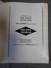 Vintage The Odd Couple Theater Theatre Program Advertising Brochure
