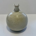 Vintage Giancarlo Scapin Italian Studio Art Pottery Vase Signed Canteen Jug Mcm