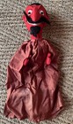 Vintage Handmade Red Devil Puppet  14    Long With    dress    Hand Covering