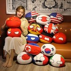10cm Country Ball Plush Toy Soft Poland Stuffed Doll Kids Gift Collectible Plush