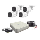 Cctv Kit  4 X 2 Mp  1080p  Cameras  5ch Dvr  4 X 55 Ft Coaxial Cable   P Supply