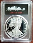 2019 S American Silver Eagle  Pcgs Pr 70 Dcam  Chicago Ana