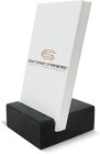 Black Granite Card Holder     Vertical  Holds 20