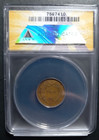 1863 Patriotic Civil War Token - Anacs Ms63 Brown - Our Little Monitor       s1 