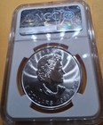 2018 Canada Silver Maple Leaf 1oz  9999 30th Anniversary Ngc Ms69-no Spots