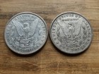 Us Morgan Silver Dollars 2 Coins Circulated Details Pre 1904 Lot S16
