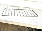 Antique Oak Sellers Cabinet Slide Out Wire Rack Shelf Hoosier Style Cupboard