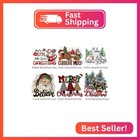 6 Sheets Christmas Iron On Transfer Stickers Xmas Heat Transfer Vinyl Patches Sa