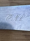 Coin Silver Willard And Hawley 6 Inch Ladle Monogram Cw  21 4 Grams