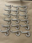 6 Rustic Antique Vintage Cast Metal Acorn Hooks Coat Hat Wall Towel