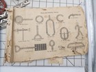 Vintage Erector Set Wooden Box With Parts And Manual Incomplete