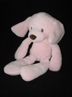 Baby Gund Pink Puppy Dog Plush Take Along Lovey Stuffed Toy 14 