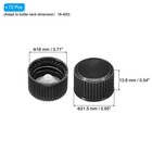 18mm Phenolic Resin Cover  72pcs Phenolic Cover Poly Seal Screw Cap For 18-400