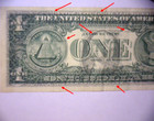 2006  1 Federal Reserve Note       Front To Back Off-set Print Error     rare    a u    